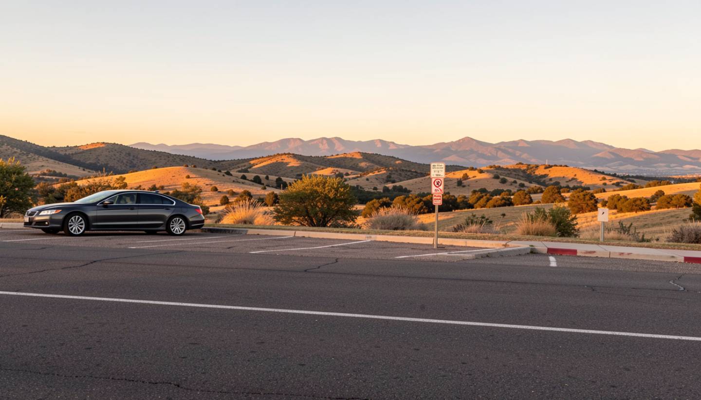 Scenic vineyard overlook in the Rutherford benchlands of Napa Valley during golden hour, capturing a quiet moment of observation along a local back road